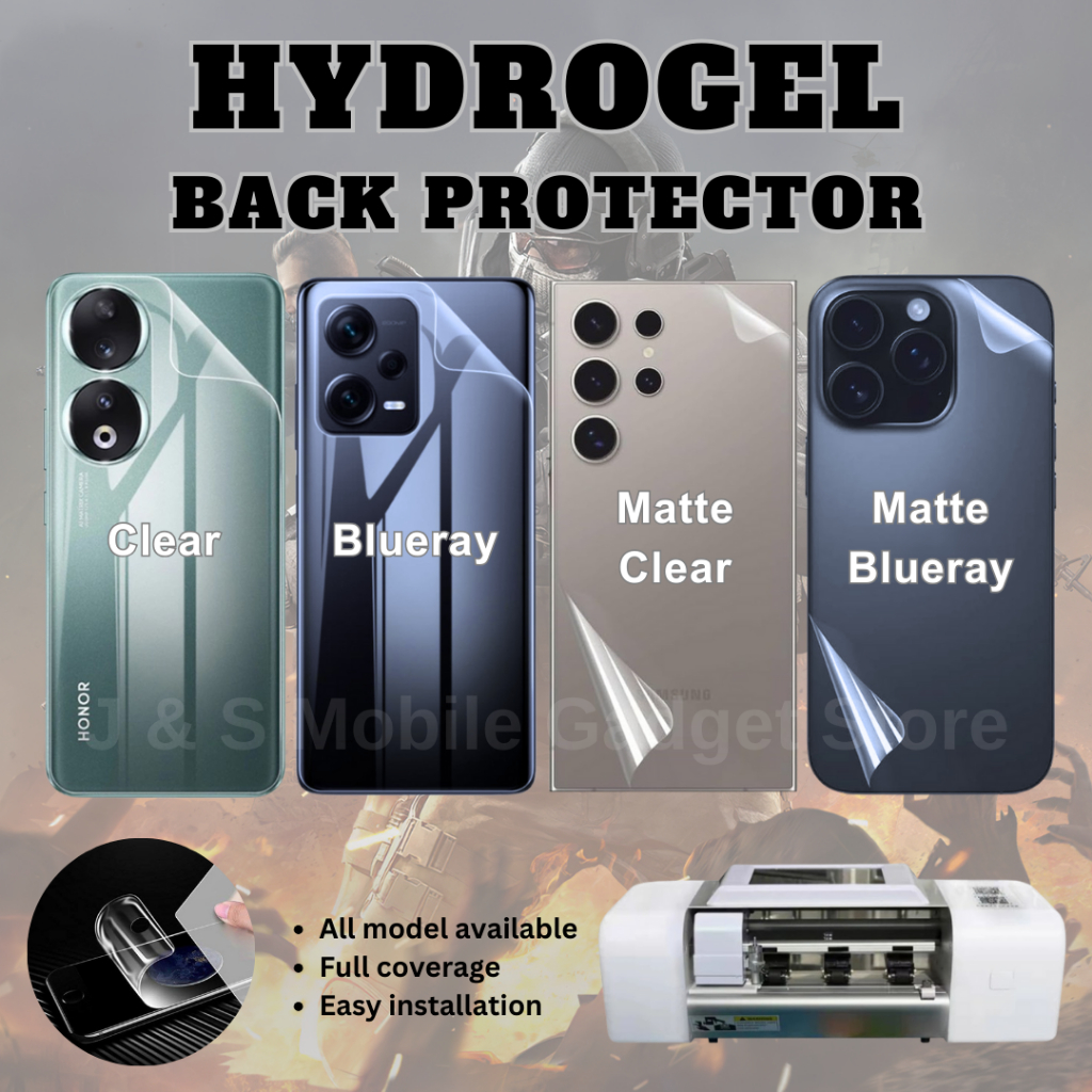 J&S Infinix GT 30 Pro / GT 20 Pro / GT 10 Pro / Smart 20 / 10 / 9 / 8 Pro / 7 / 6 / 5 / Back Hydroge