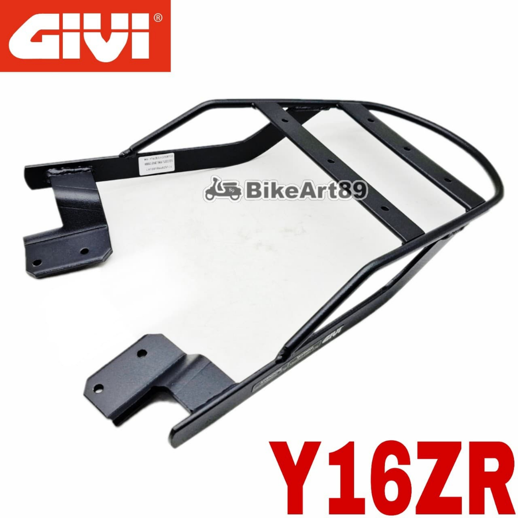 Givi Monorack Yamaha Y16ZR Exciter155 Rack Advance สีดํา MV-Y16ZR/EXCITER155 กล่องพิเศษ ฐาน Tapak Be