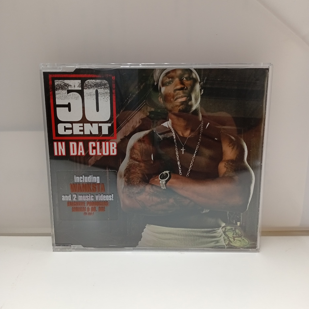 U243-21 cd terpakai USED CD [ 50 CENT - IN DA CLUB ] U243-21