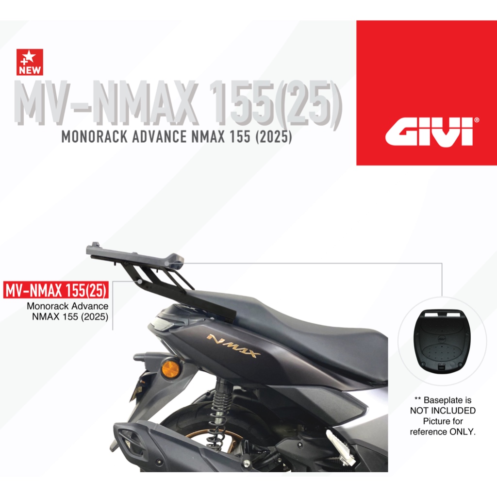 GIVI MONOTRACK ADVANCE สําหรับ YAMAHA NMAX 155 (2025)