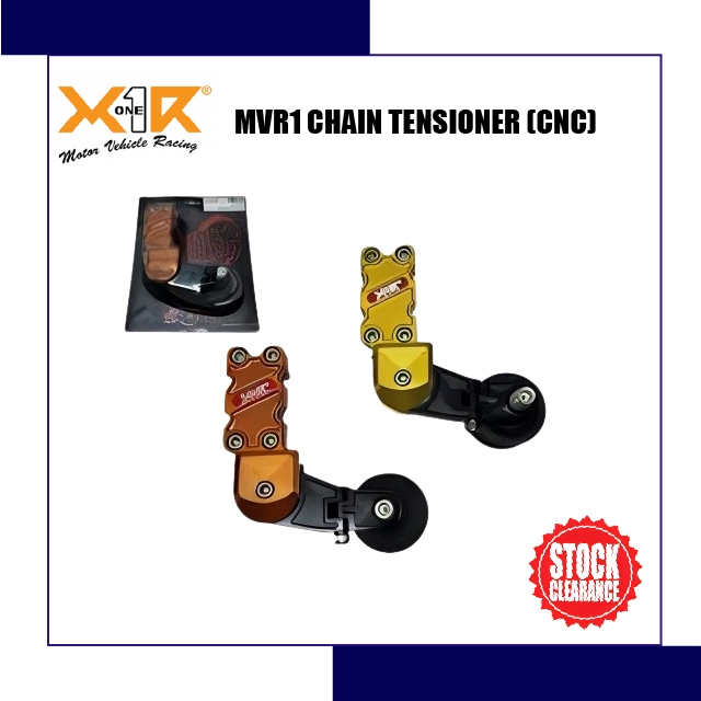 CLEARANCE* X1R RACING MVR1 CHAIN TENSIONER CNC (GOLD/ORANGE)