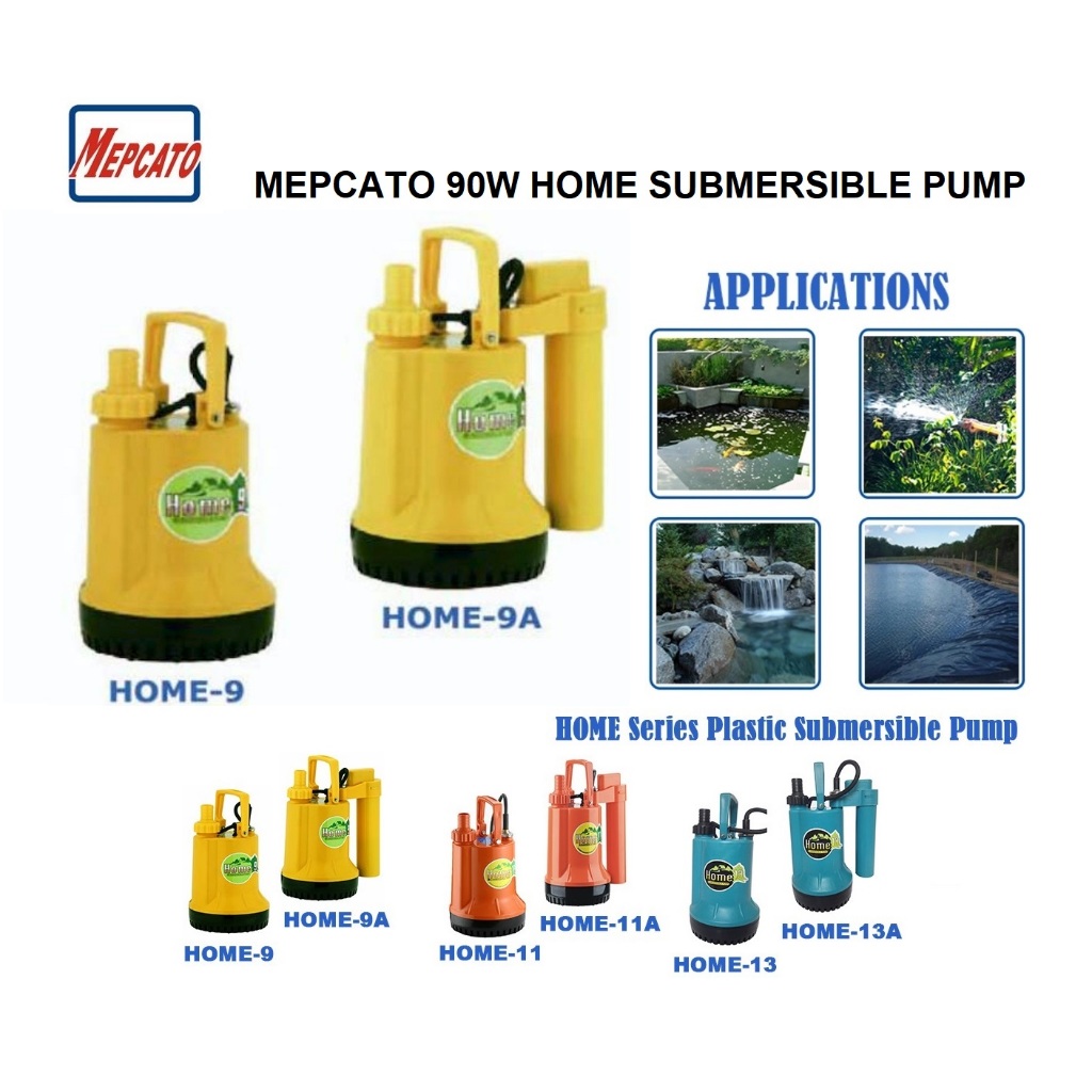 Mepcato Home 90W 78L/min Submersible Fish Pond Pump