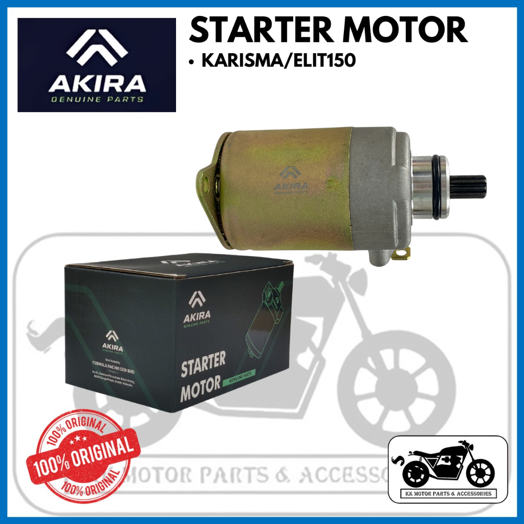 มอเตอร์สตาร์ท ASSY MODEAS KARISMA SN125 SN 125 PASSION 125 ELIT ELIT125 ELIT150 มาตรฐาน