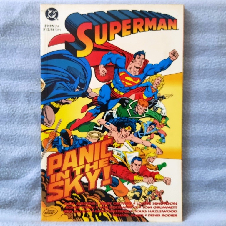Superman: Panic in the Sky TPB Trade ปกอ่อน 1 พิมพ์ที่ 1 (DC Comics) Dan Jurgens, Jerry Ordway (SUPE
