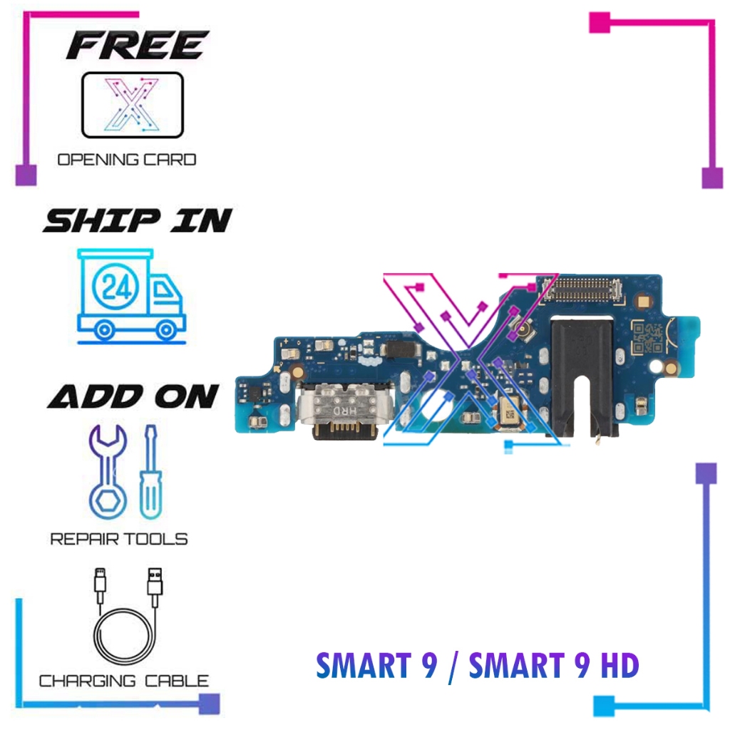 แท่นชาร์จสําหรับ Infinix Smart 9 X6532 / Smart 9 Hd X6532C