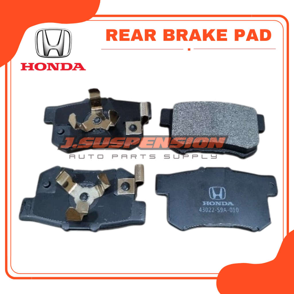 ผ้าเบรคหน้าและหลัง Honda OEM - Honda CRV S9A SWA TOA (43022-S9A-010 / 45022-S9A-A01)