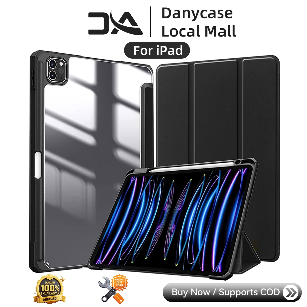 Danycase อะคริลิคล้างกลับสําหรับ iPad 11th A16 10th Air 4/5 10.9 Air 6/7 M2/M3 5th 6h (9.7")/7/8/9th