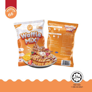 Tepung Waffle Crispy Premium Brand 66 (1KG) (HALAL)