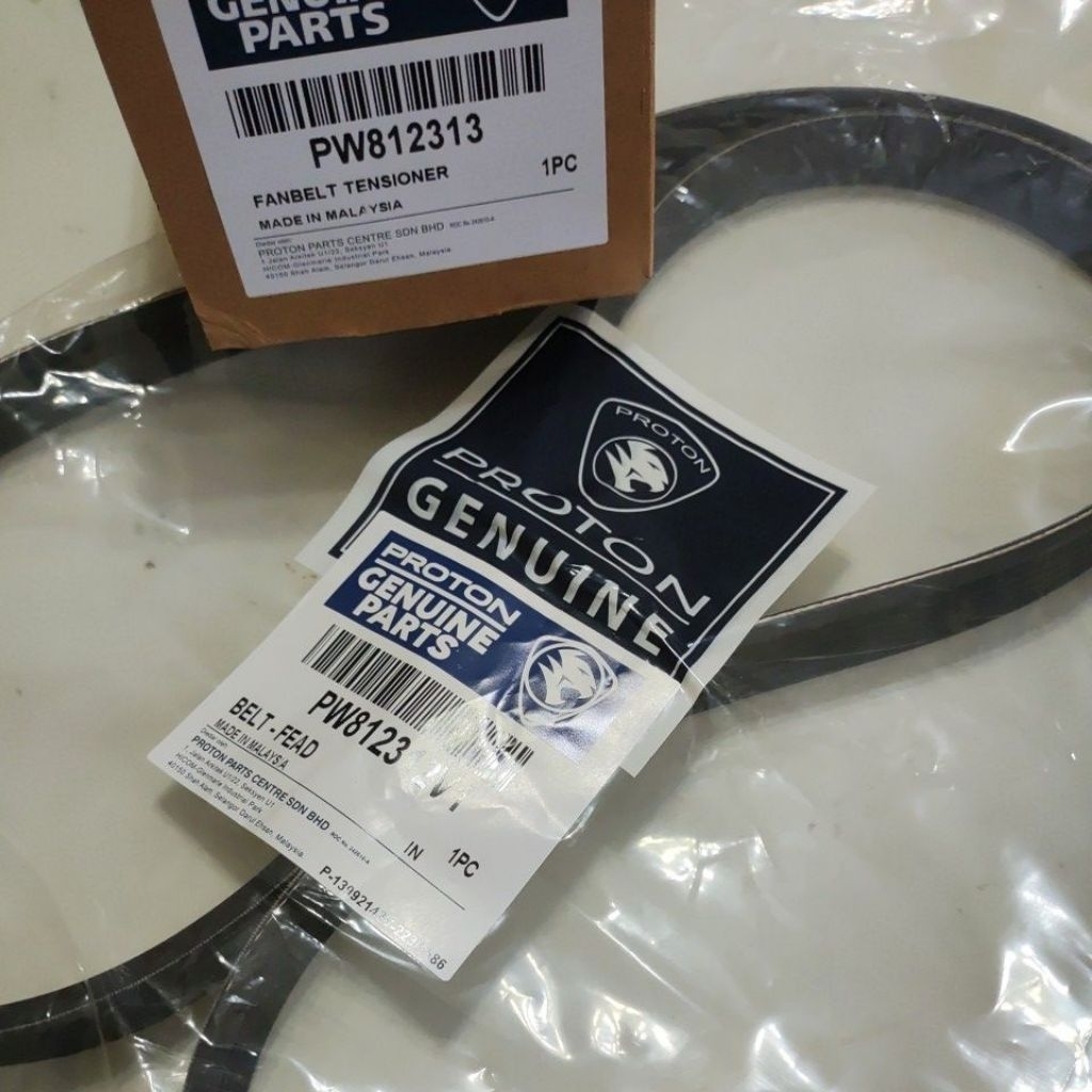 PROTON FAN BELT (6PK169) &TENSIONER(PW812313)-PROTON EXORA BOLD /SAGA FLX /PERSONA VVT