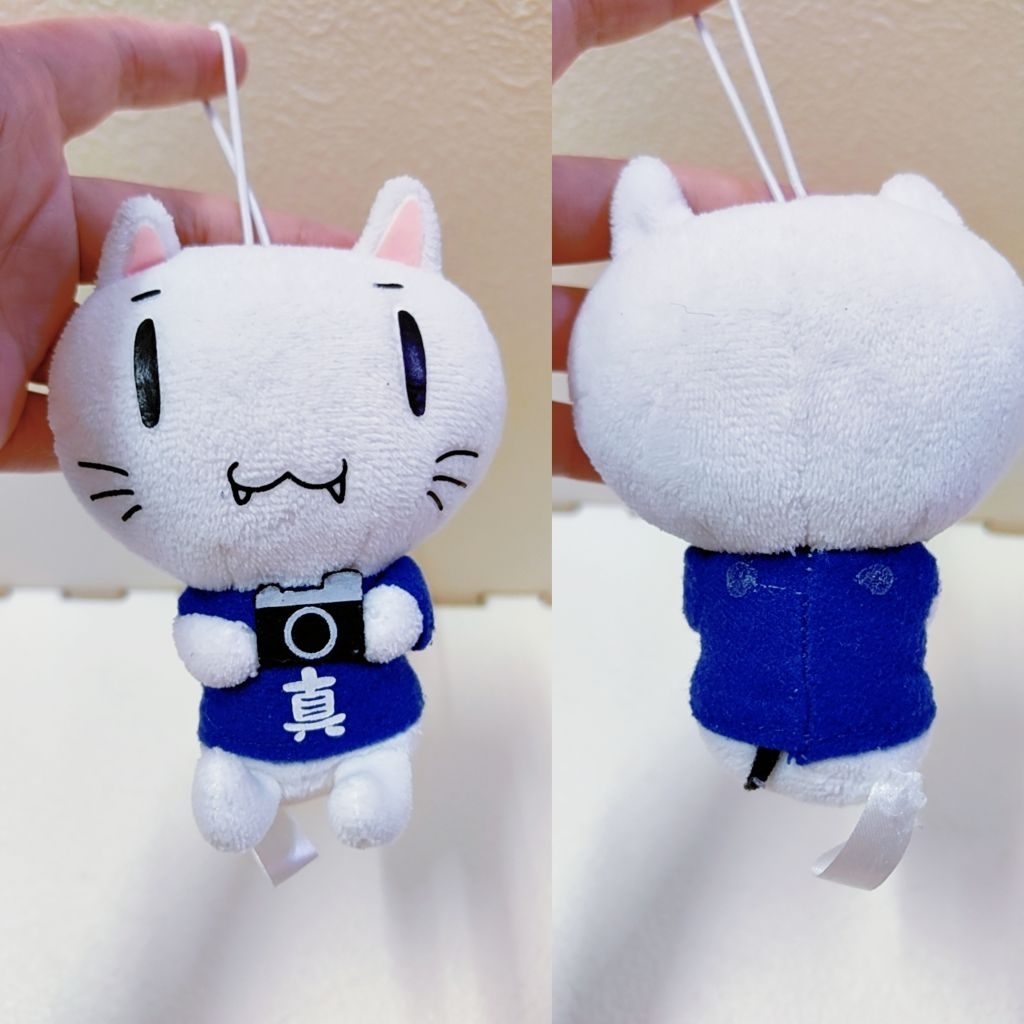 Preloved soft toy SKC79/ พวงกุญแจ Club Harie Neko Atsume Detective Conan cat Otter Monster Strike Dr