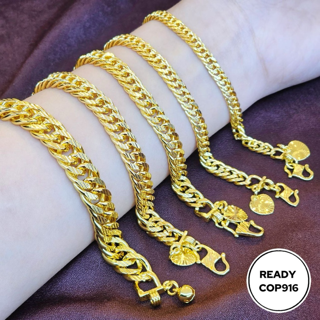 D1 Solid File Centipede Bracelet