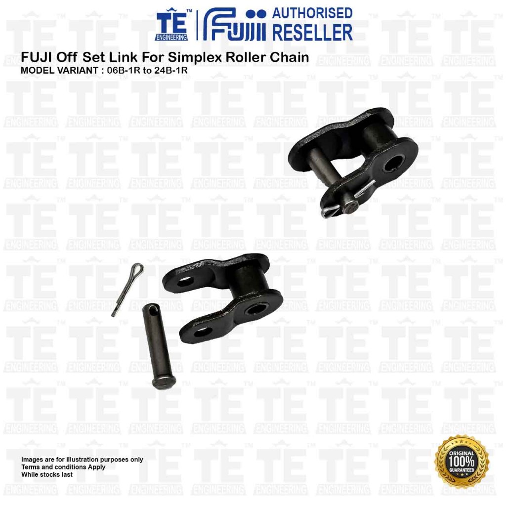FUJI Off Set Link สําหรับ BS / DIN Simplex Roller Chain ( 06B-1R ถึง 24B-1R)