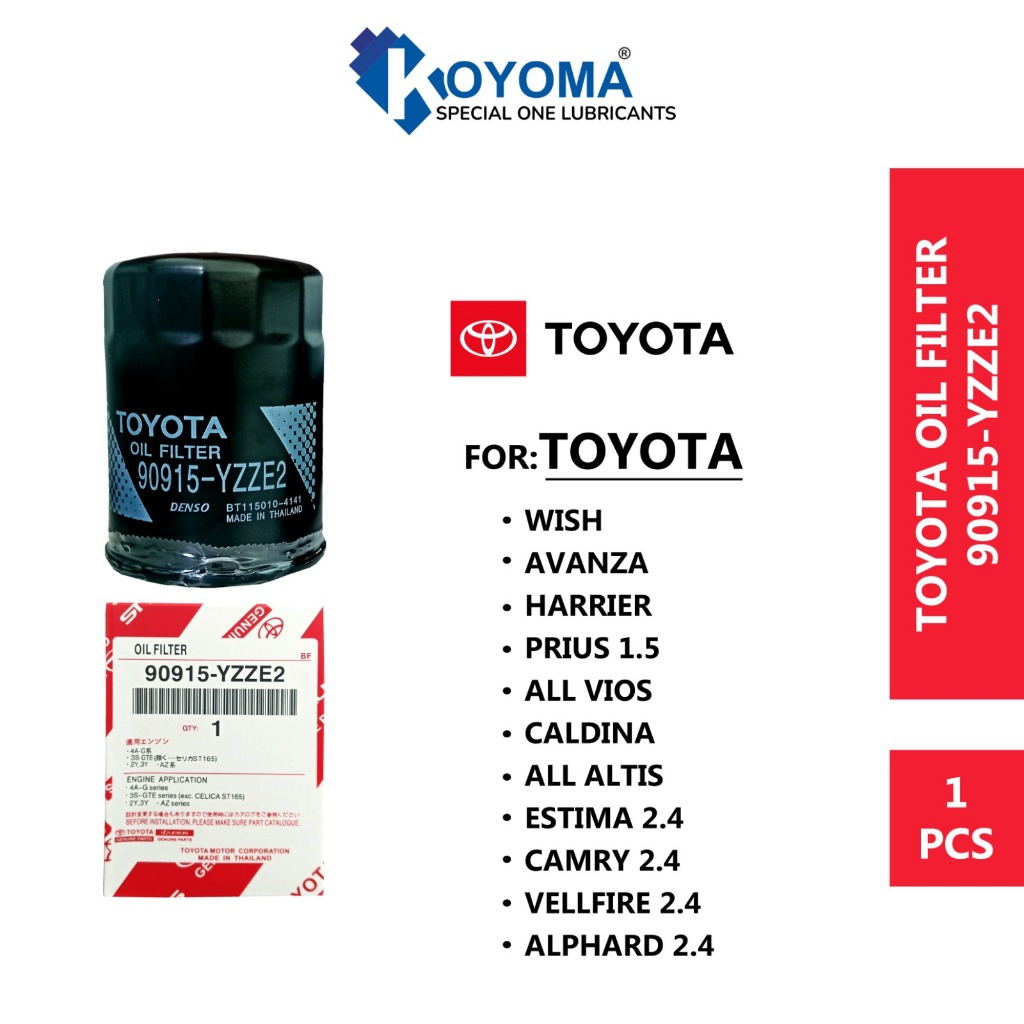 กรองน้ํามันเครื่องTOYOTA 90915-YZZE2