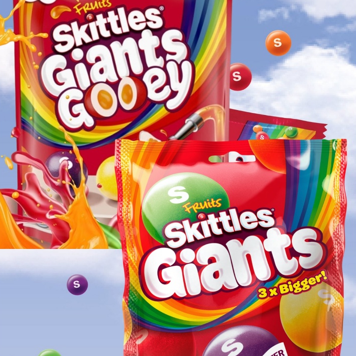 Skittles Giants & Skittles Gooey