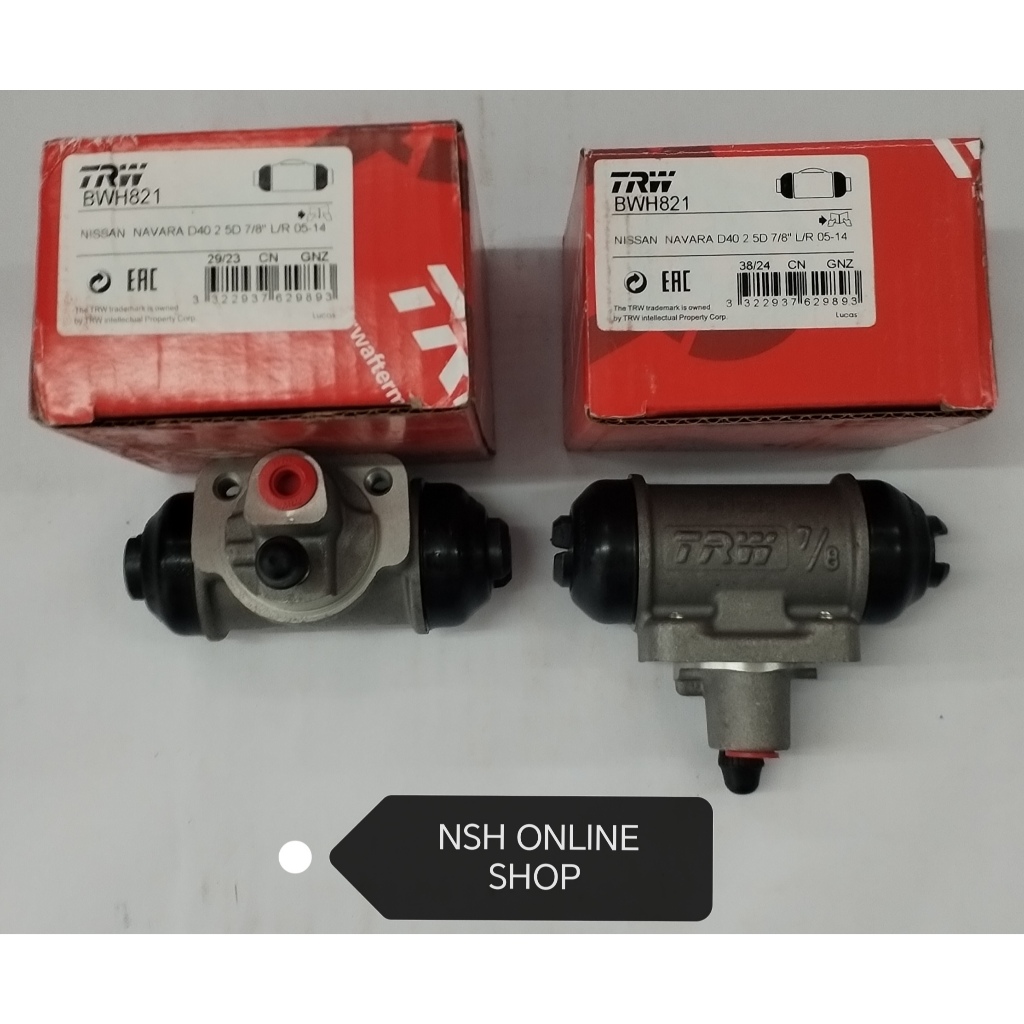 ปั้มเบรคหลัง (TRW) สําหรับ Nissan Navara NP300 D40T 2007-2013 ปี 7/8 (1 ชิ้น)