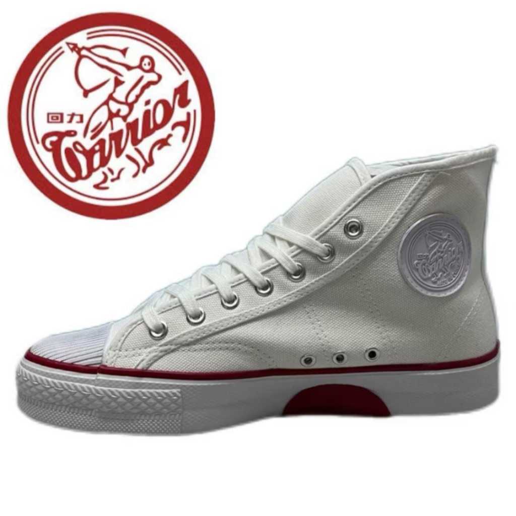 [ขนาด 39-44] The Warrior Classic High Cut Kasut Tak Kasut Sepak Tak Hitam The Warrior รองเท้าลําลองสีดํา - รูปที่ 4