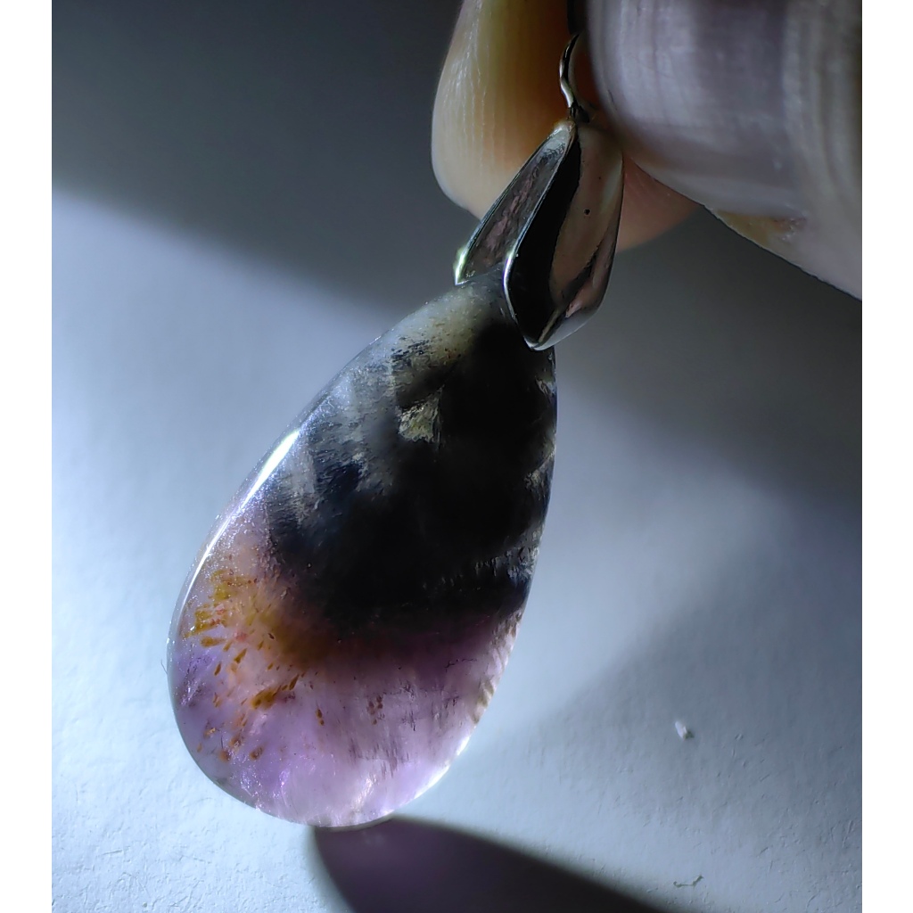 คริสตัลธรรมชาติ Auralite 23 จี้ (L) / Loket คริสตัลธรรมชาติ Auralite 23 จี้ 天然