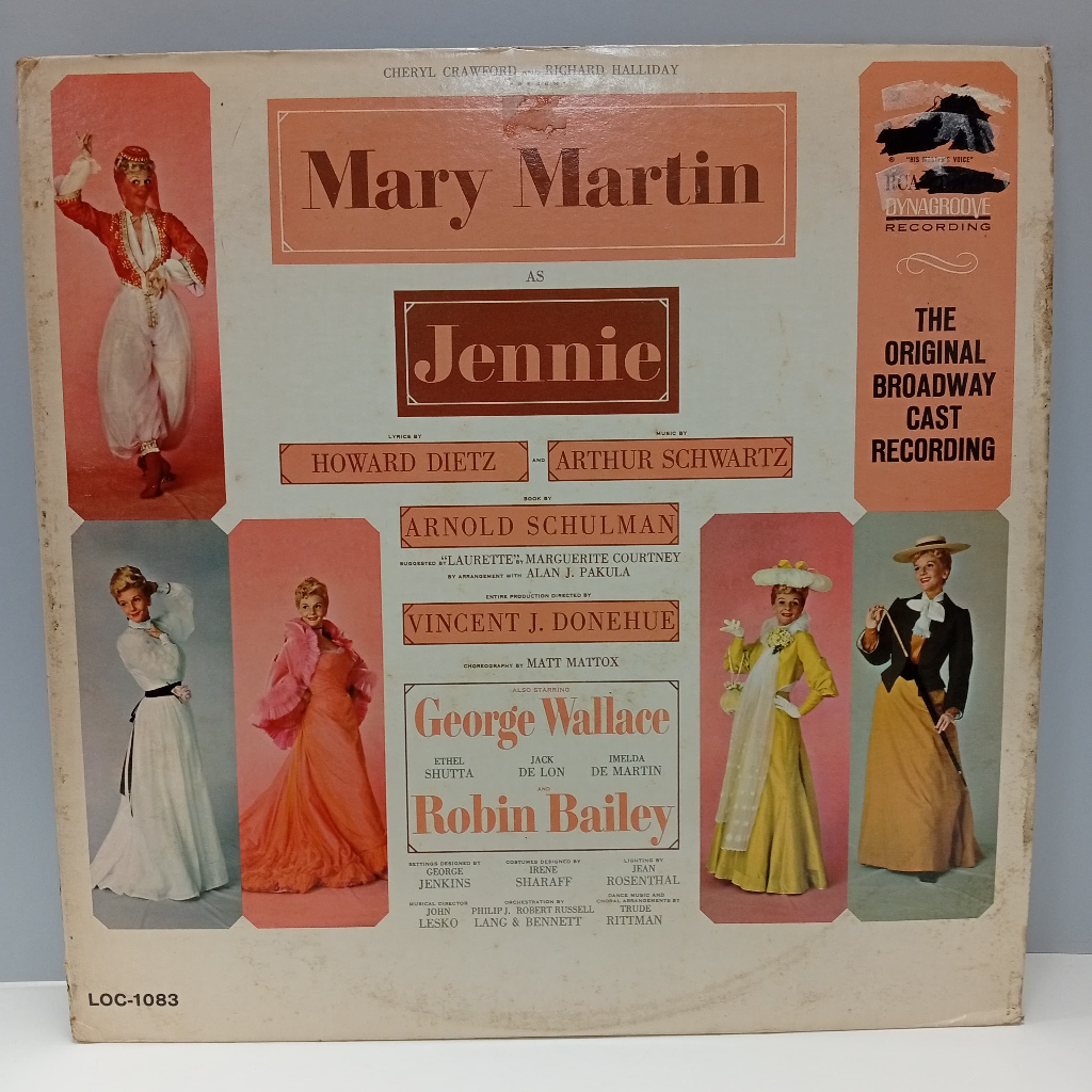 CC18-4 LP TERPAKAI [ MARY MARTIN - JENNIE ] LP มือสอง < G >