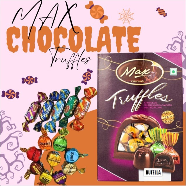 Max Truffles Chocolate with Nutella Hazelnut Cream (200g, 500g, 1kg)
