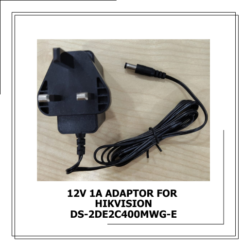 12V 1A อะแดปเตอร์สําหรับ HIKVISION DS-2DE2C400MWG-E 4 MP คงที่กลางแจ้ง ColorVu PT กล้องเครือข่าย