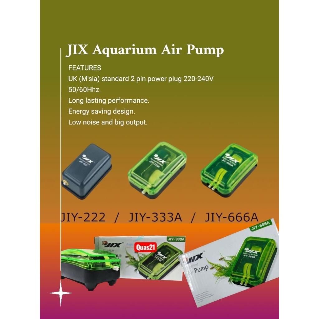 JIX AQUARIUM AIR PUMP (JIX-333A/JIX-666A)