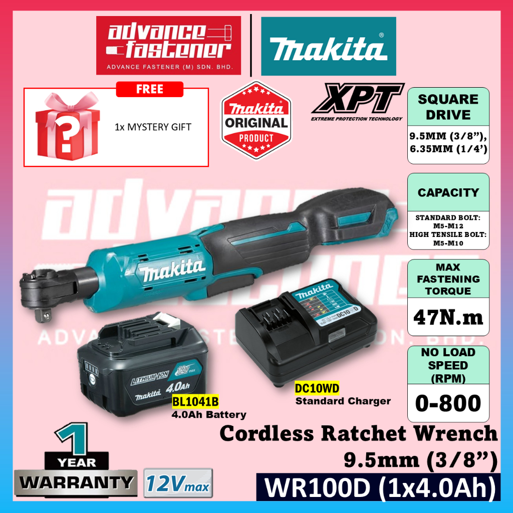 Makita WR100DZ เครื่องขันบล็อกไร้สาย