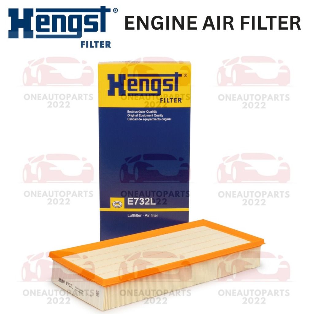 HENGST GERMANY ENGINE AIR FILTER PORSCHE CAYNE 955 (9PA) (92A) (9YA) 2.0 3.2 3.6 4.1 4.5 4.8