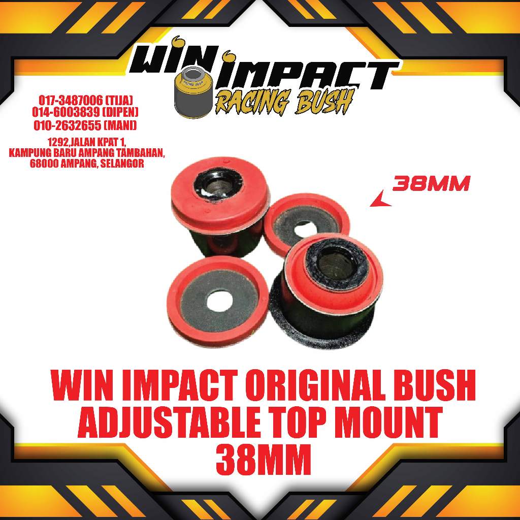 WIN IMPACT BUSH ADJUSTABLE TOP MOUNT 38MM