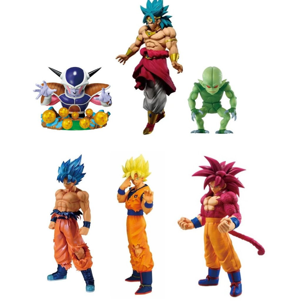 Bandai Ichiban Kuji Dragon Ball Son Goku Broly Saaibaman Frieza