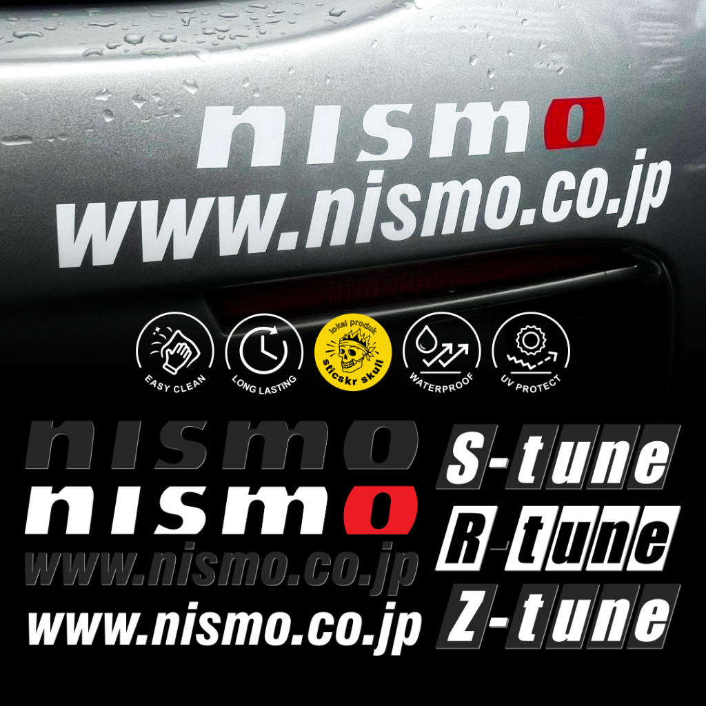NISMO สติกเกอร์ญี่ปุ่น Nissan รถสติกเกอร์ล้อ JDM Motorsport Pelekat Kereta