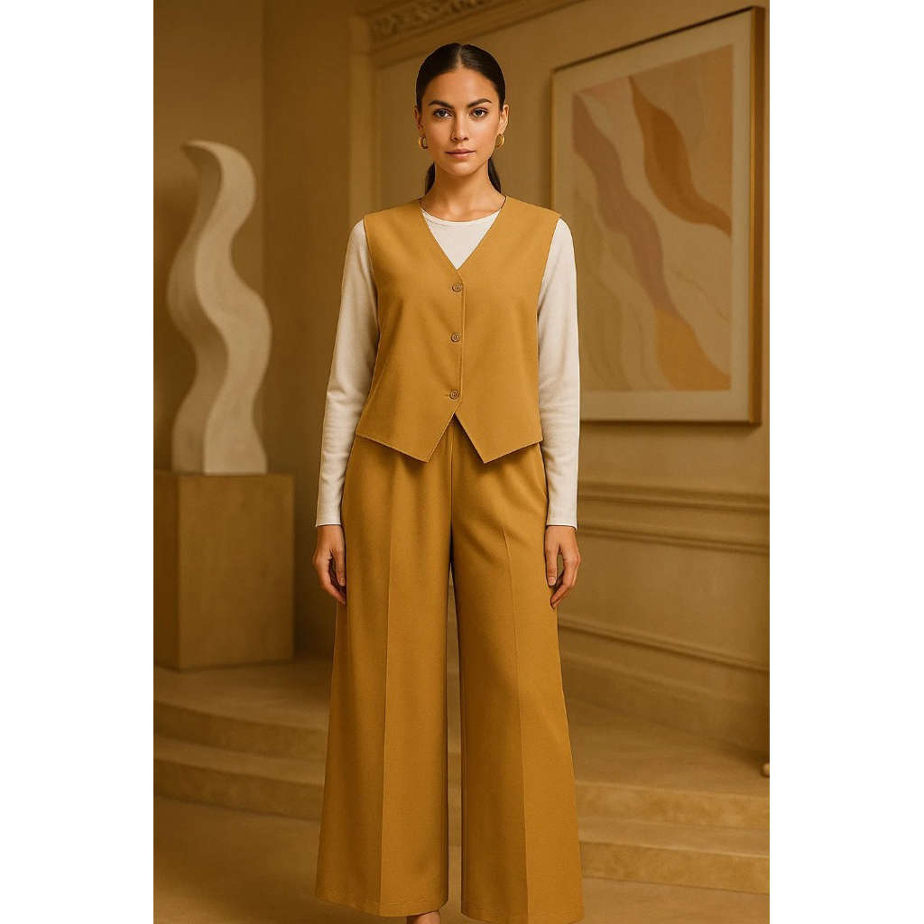 VEST SET WEAR คุณภาพระดับพรีเมียมสําหรับชุดสํานักงานโดย XAIR