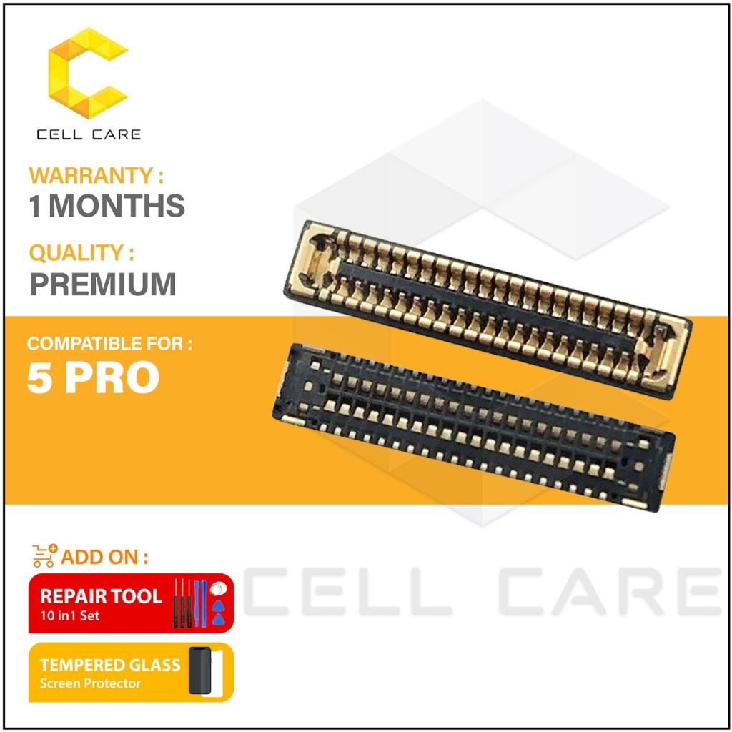 LCD FPC CONNECTOR บน MOTHERBOARD สําหรับ REALME 5 PRO
