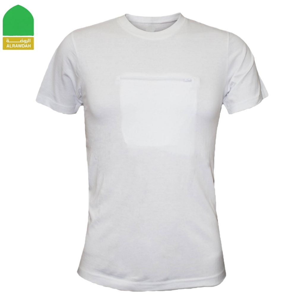 HAJI CLOTHES ZIP TSHIRT HAJI & UMRAH ผู้ชายผู้หญิง UNISEX SHORT SLEEVE