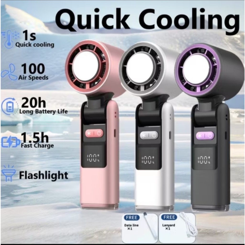 K801 HIGH SPEED COOLING HANDHEALD FAN