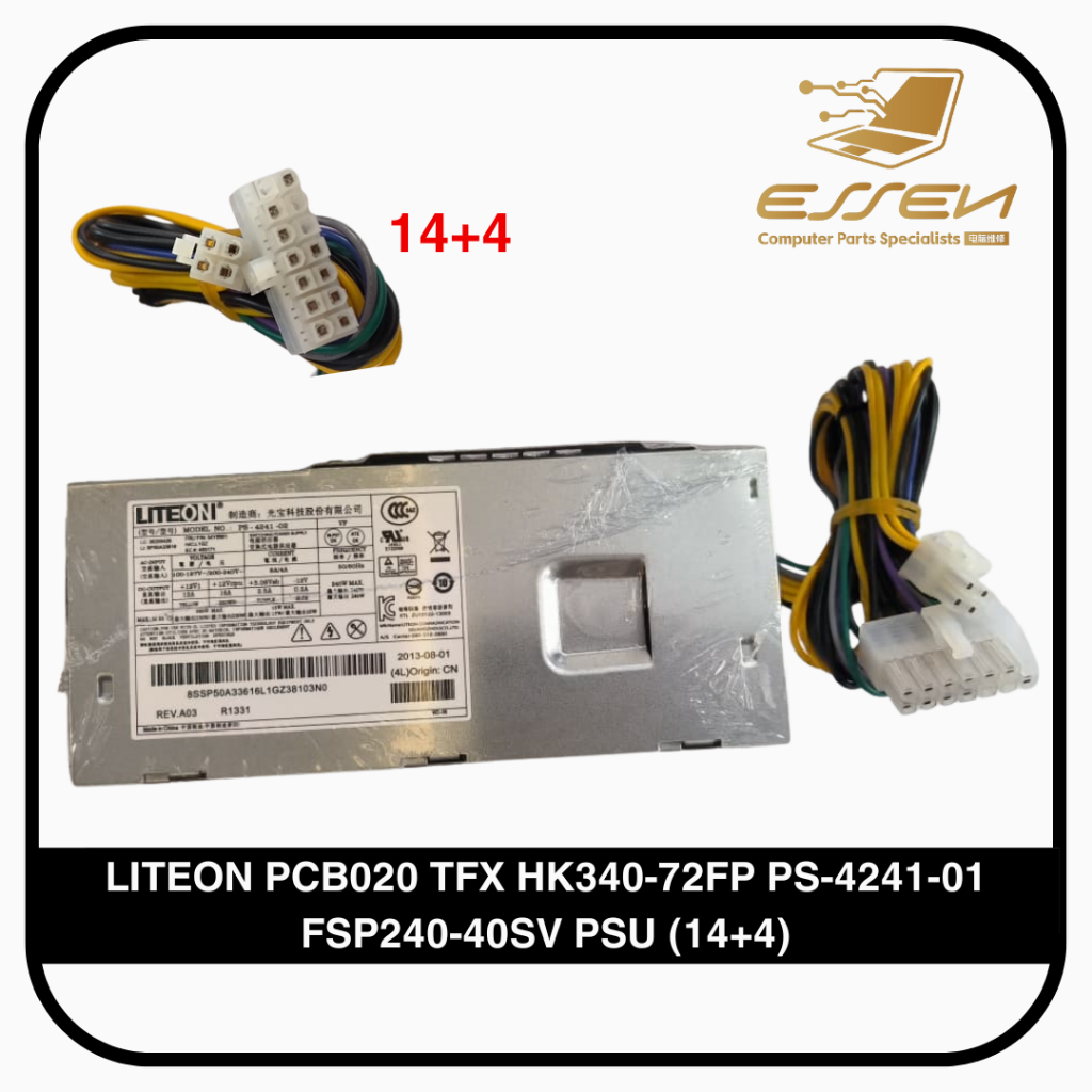 LITEON PCB020 TFX HK340-72FP PS-4241-01 FSP240-40SV POWER SUPPLY (14+4)