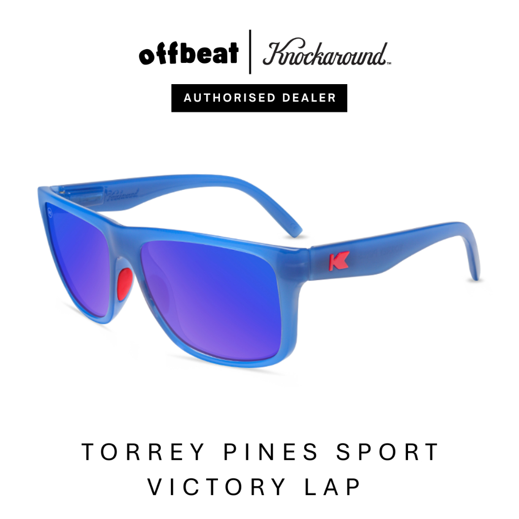 KNOCKAROUND Torrey Pines Sport Victory Lap Polarized UV400 Protection แว่นกันแดด Unisex