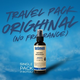 [30ML] GoSmell Natural Deodorant Spray for Armpit,Neck & Foot | Deodoran Ketiak,Leher & Kaki Organik