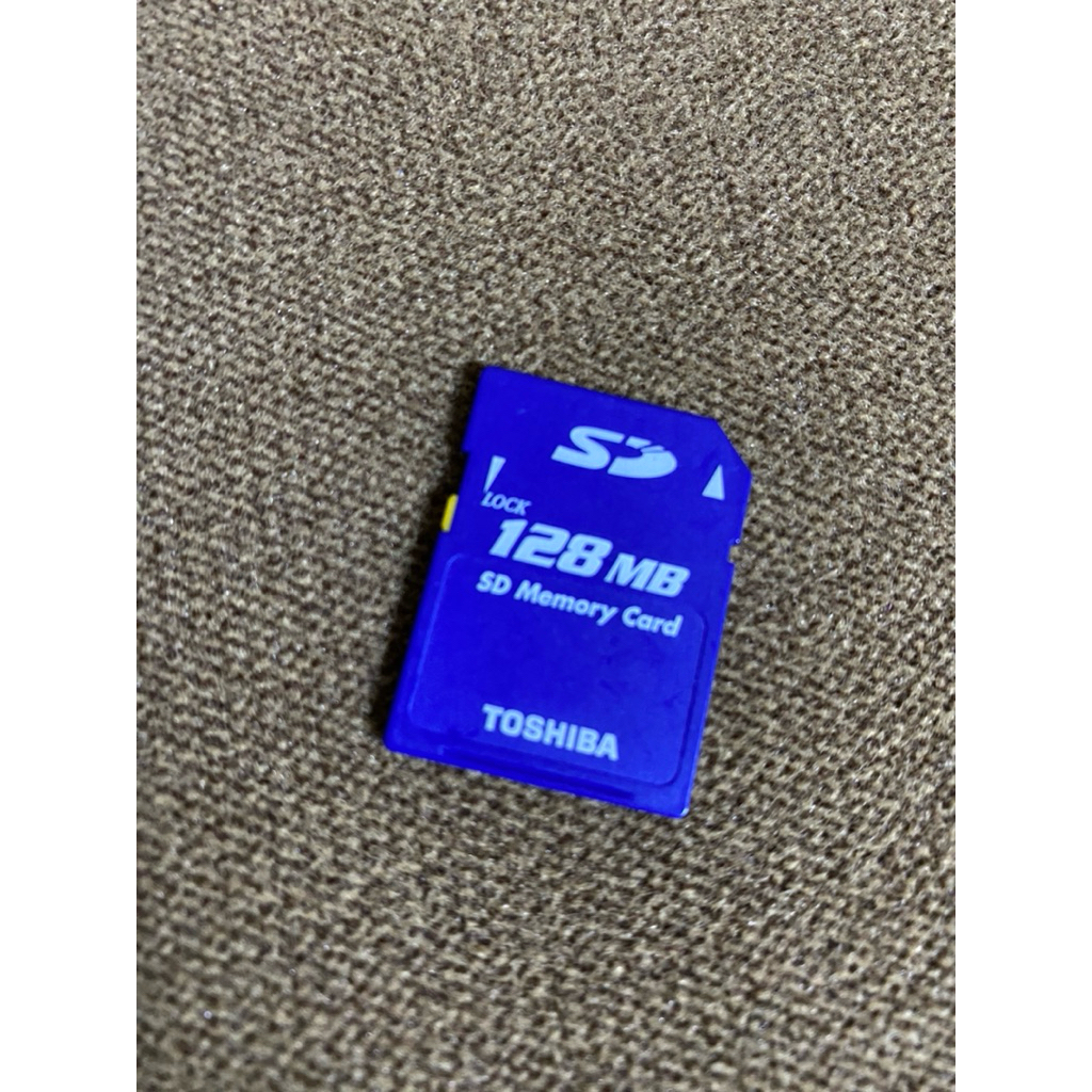 TOSHIBA SDHC 128 MB MEMORY CARD .