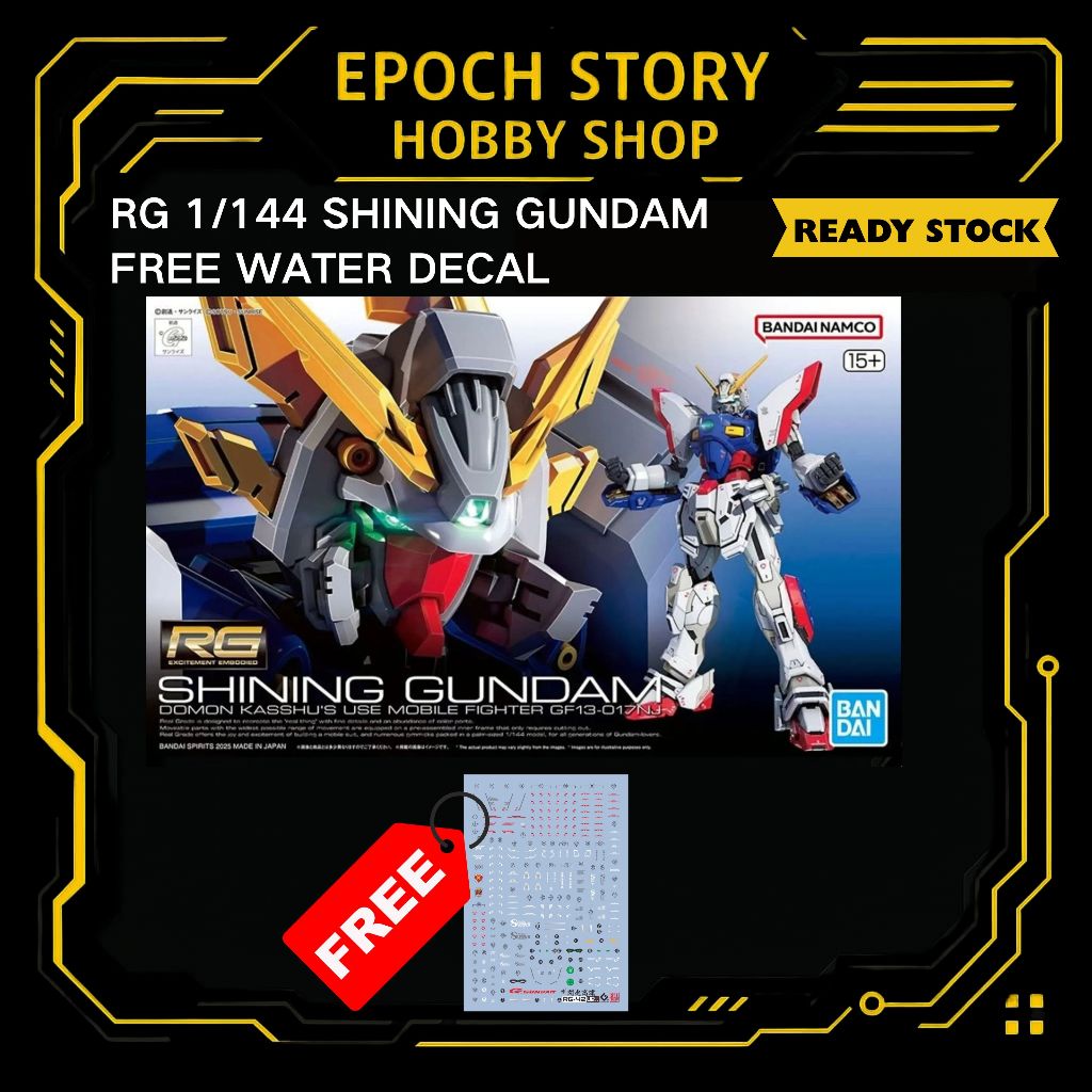 BANDAI RG 1/144 Shining Gundam