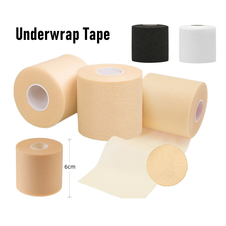 Underwrap Sport Tape ไม้แบดมินตันเบาะรองนั่ง Pre Wrap Tape