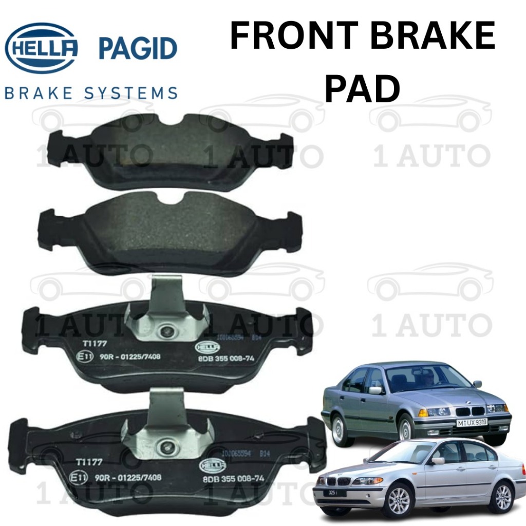 ผ้าเบรค HELLA PAGID ด้านหน้า BMW E36 E46 318i 318Ci 320i 325i 328i Z4 E85