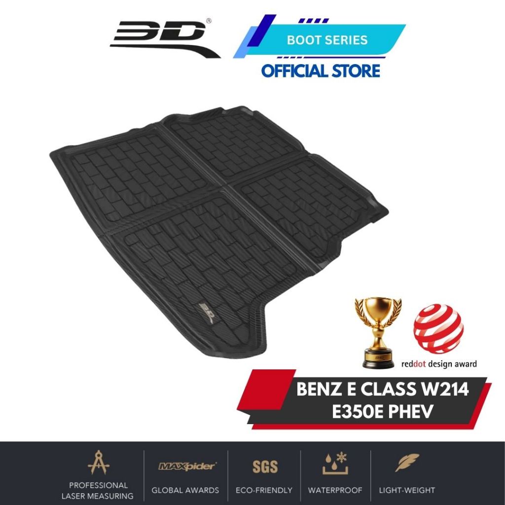 3D BOOT Liner Mercedes Benz E Class W214 E350E PHEV (2024 - ปัจจุบัน)