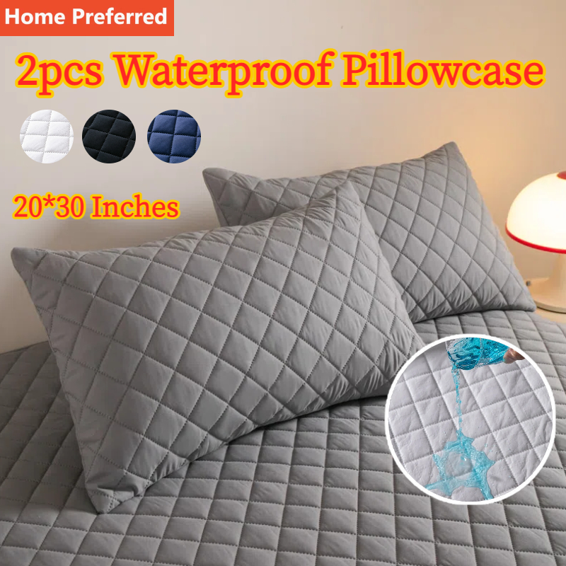 Kalis Air หมอนกันน้ําป้องกัน 20X30 INCHES ซองจดหมายปิดไม่มีซิปปลอกหมอนล้างทําความสะอาดได้