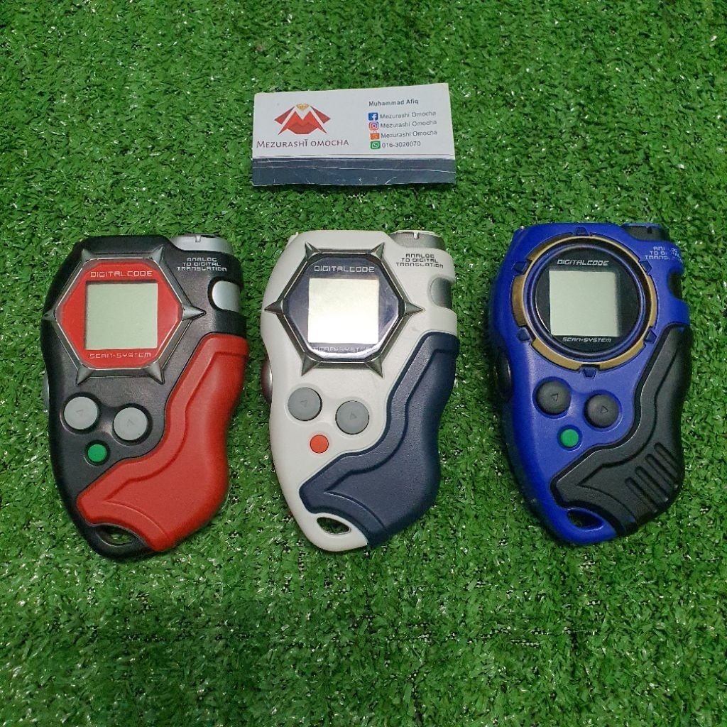 Digimon Digivice D-Scanner เวอร์ชัน 1 เวอร์ชั่น 2 และเวอร์ชั่น 3 (Bandai)
