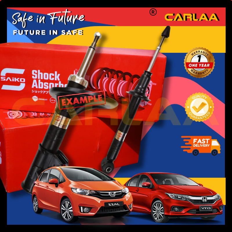 SAIKO JAPAN QUALITY T9A JAZZ T5A GM6HONDA FRT DEPAN/RR BELAKANG SHOCK ABSORBER (2PCS) 1YW