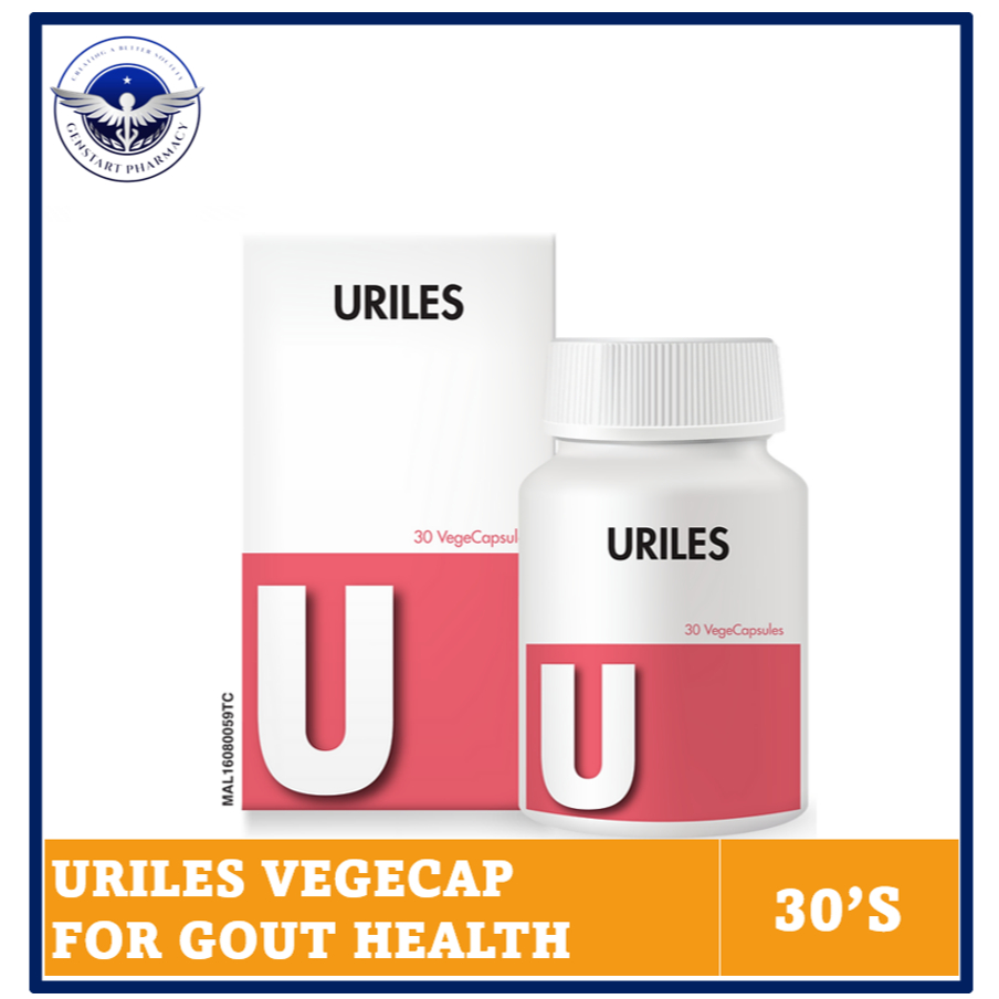 Uriles GOUT SUPPLEMENT TERMINALIA PLUS BOSWELIA CAPSULE (30S) สต็อก