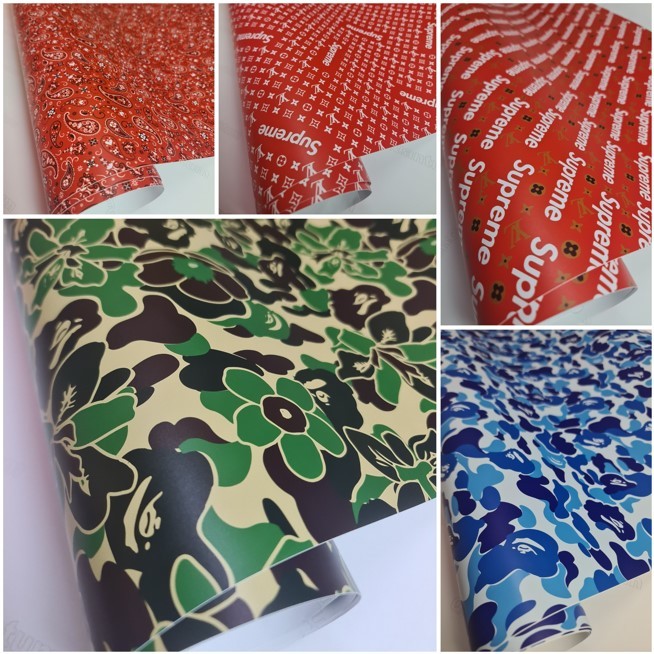 CAMO Supr & Bap japan Vinyl Wrap Film