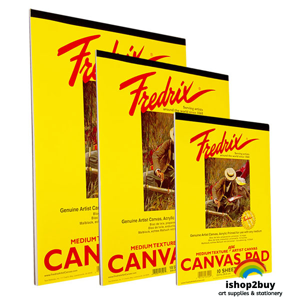 Fredrix Canvas Pad Artist Canvas Acrylic Primed Medium Texture