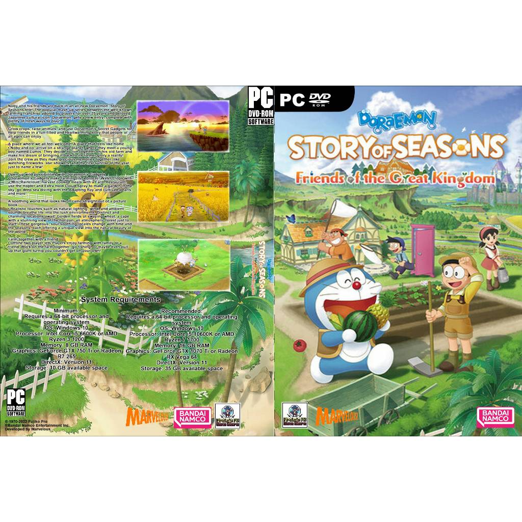 (PC DVD) Doraemon Story Of Seasons - Friends of the Great Kingdom