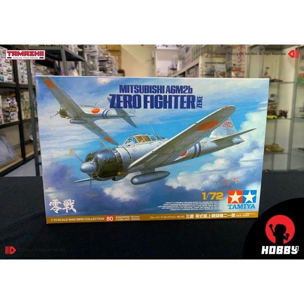 Tamiya Mitsubishi A6M2B Zero Fighter (ZEKE) (สเกล 1/72)
